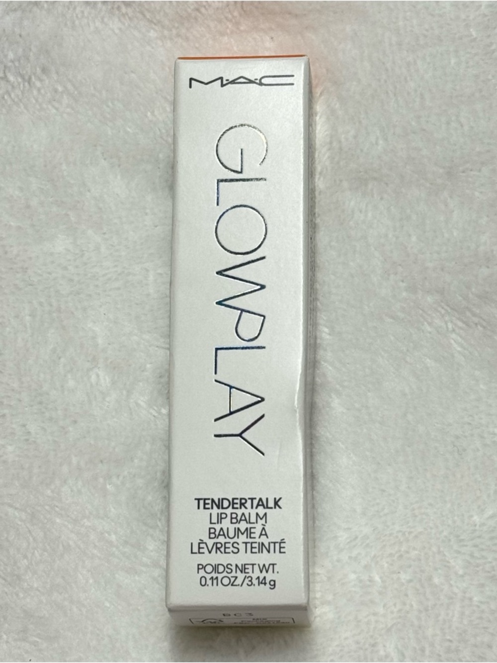 MAC GLOWPLAY TENDERTALK LIP BALM - Trick - NIB